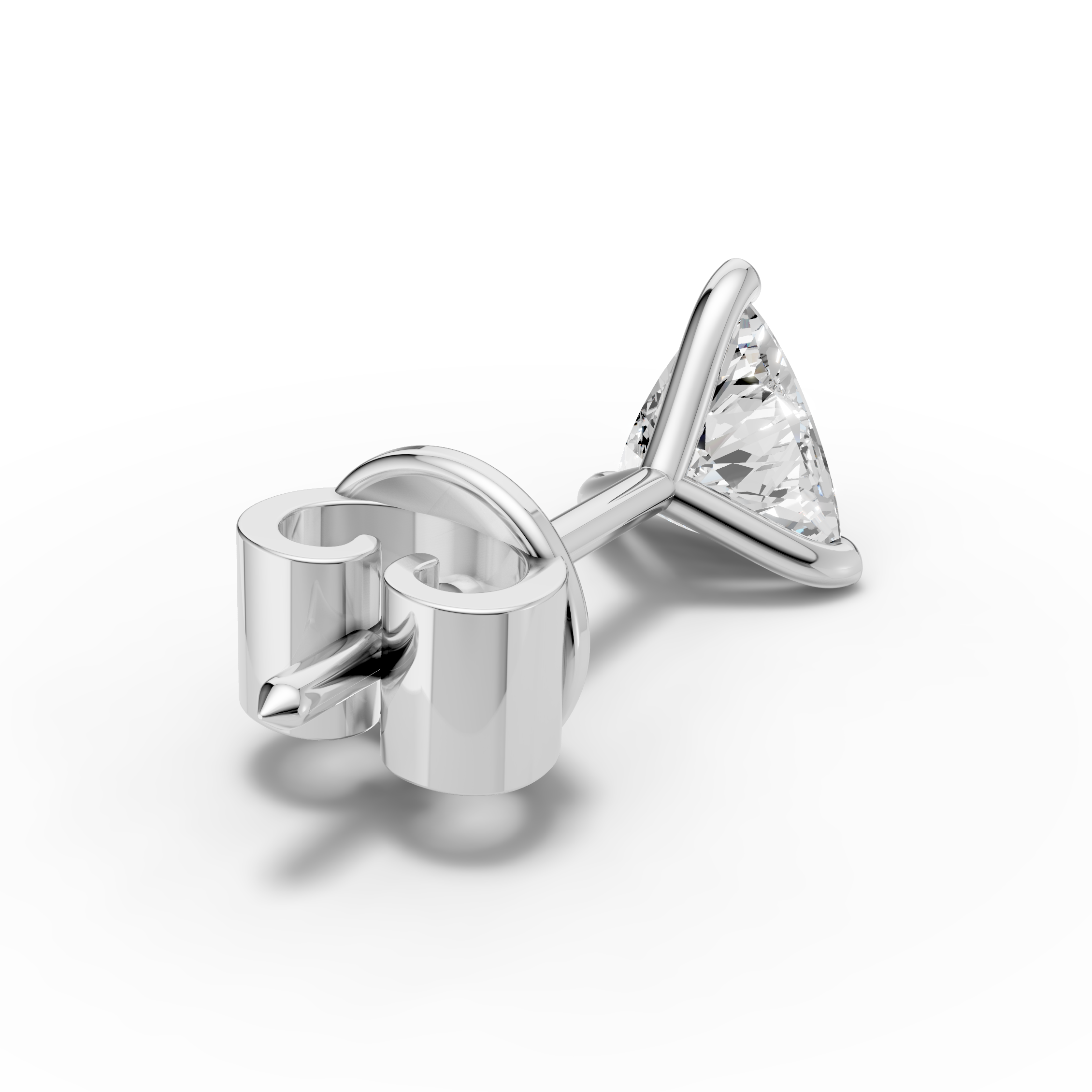 Trillion Shape Earrings (1 PC)