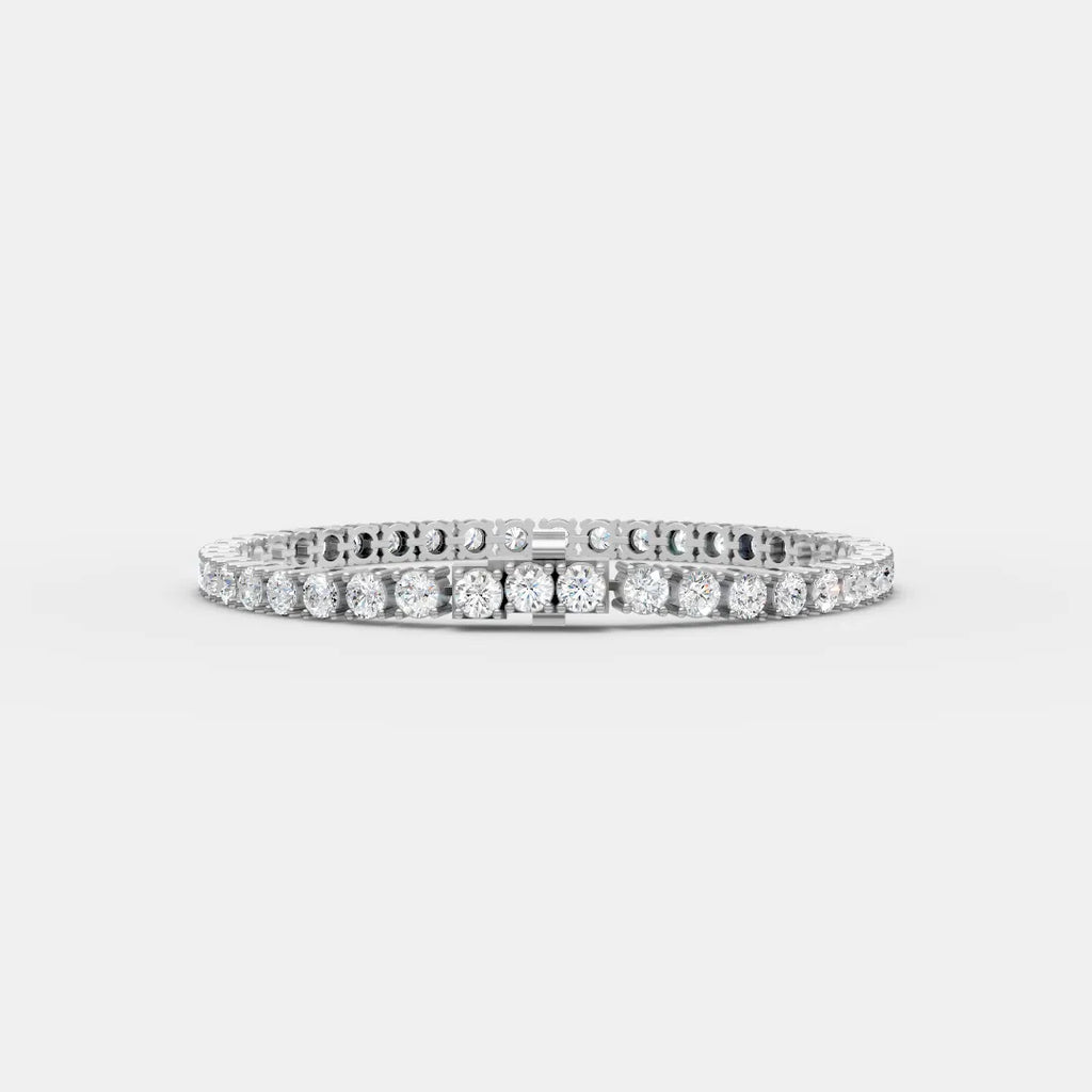 4 MM Round Shaped Tennis Bracelet
