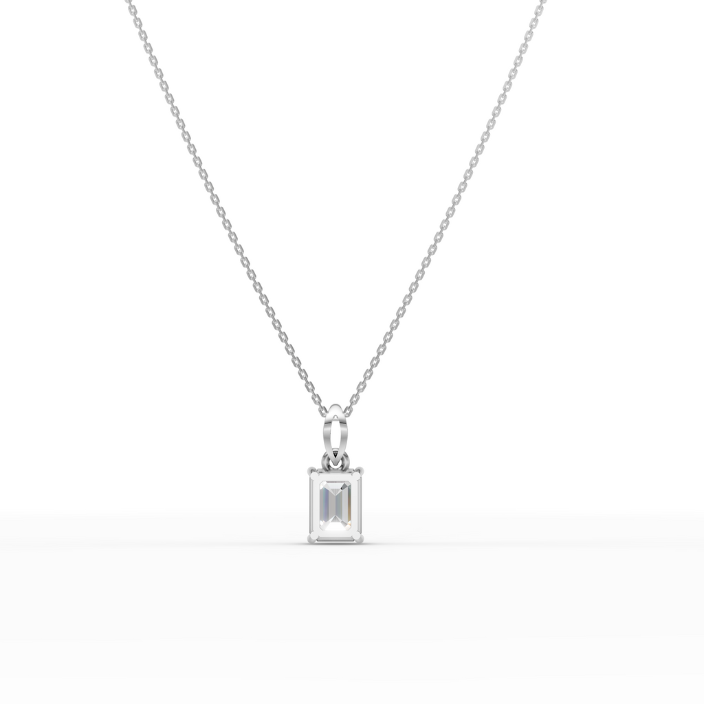 Emerald Shape Pendant