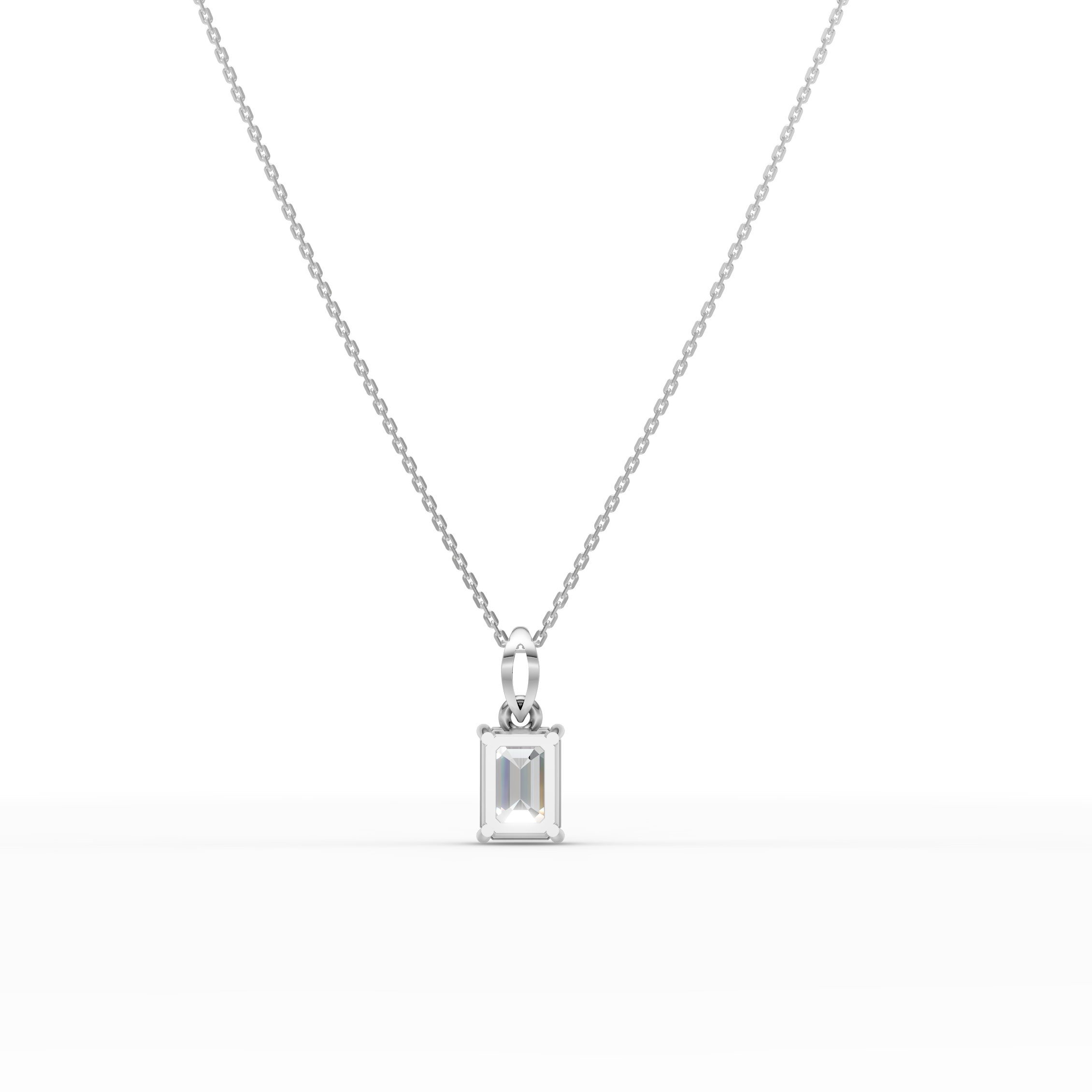 Emerald Shape Pendant