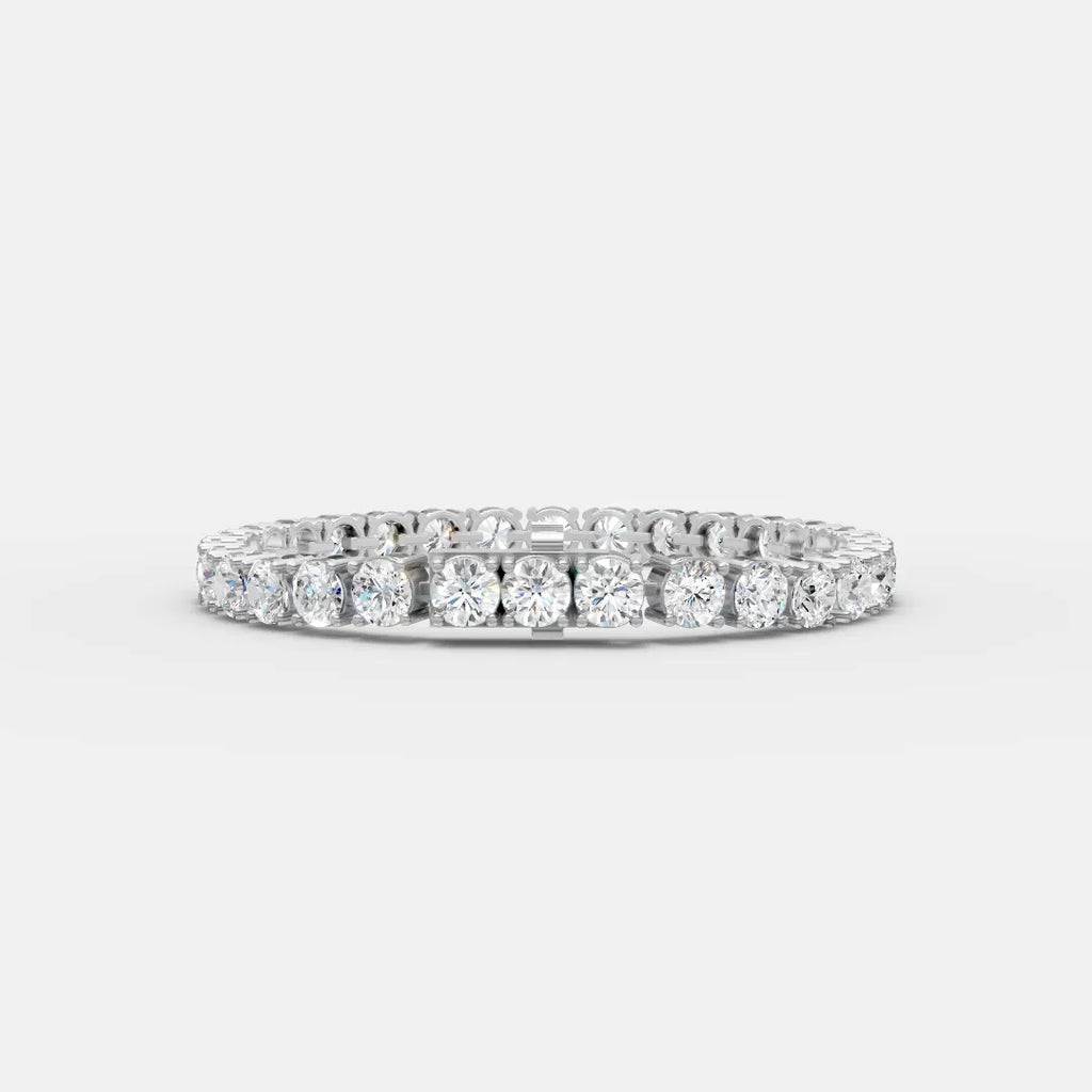 6 MM Round Shaped Tennis Bracelet