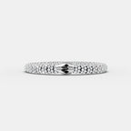 925 Sterling Silver Spiral Rope Bracelet Moissanite Diamond
