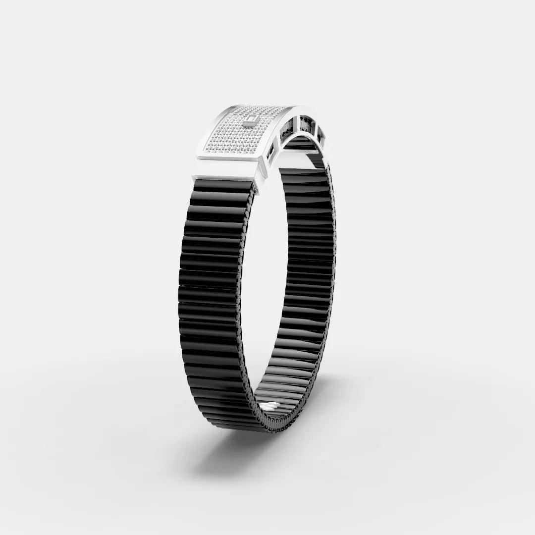 925 Sterling Silver Full diamond Bracelet