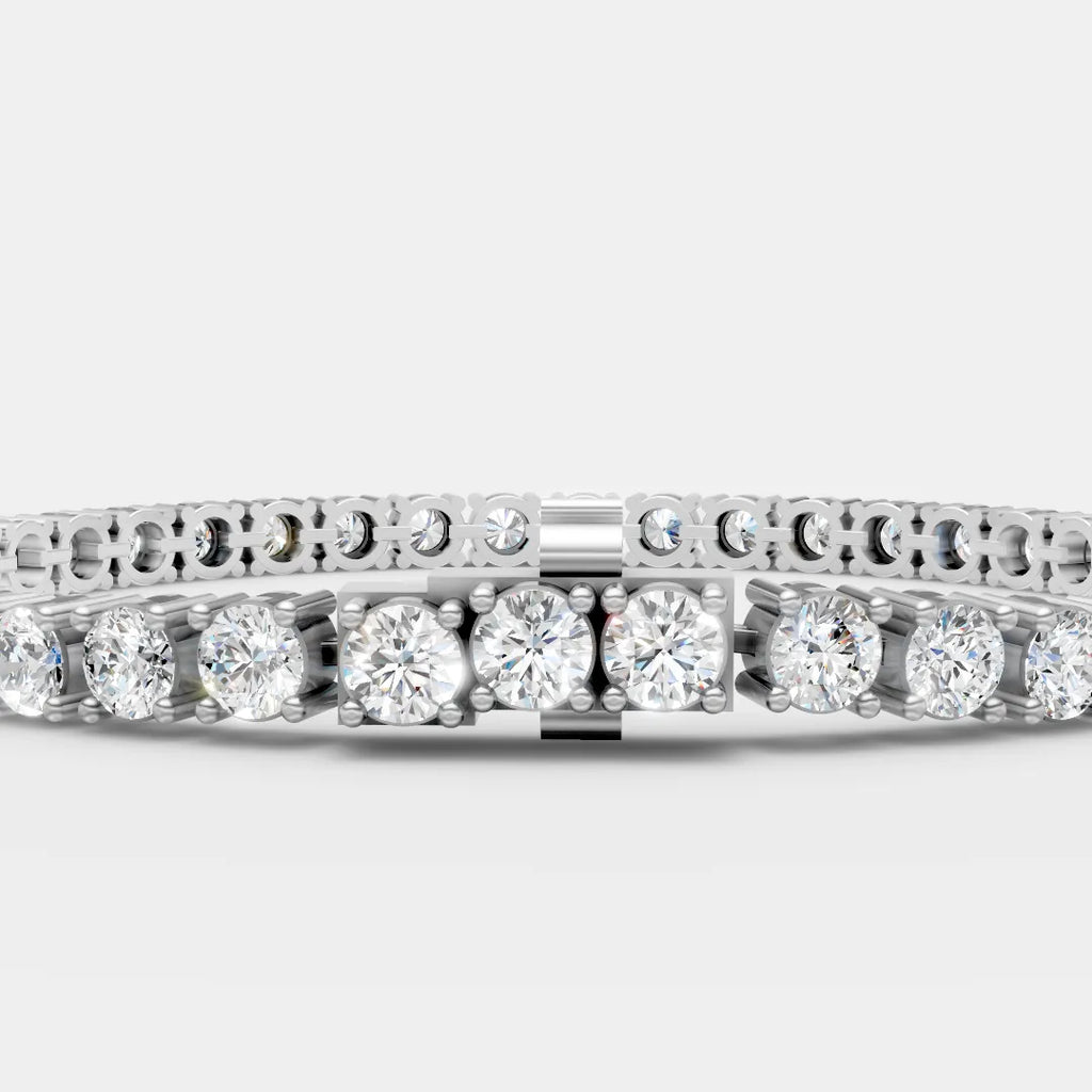 4 MM Round Shaped Tennis Bracelet