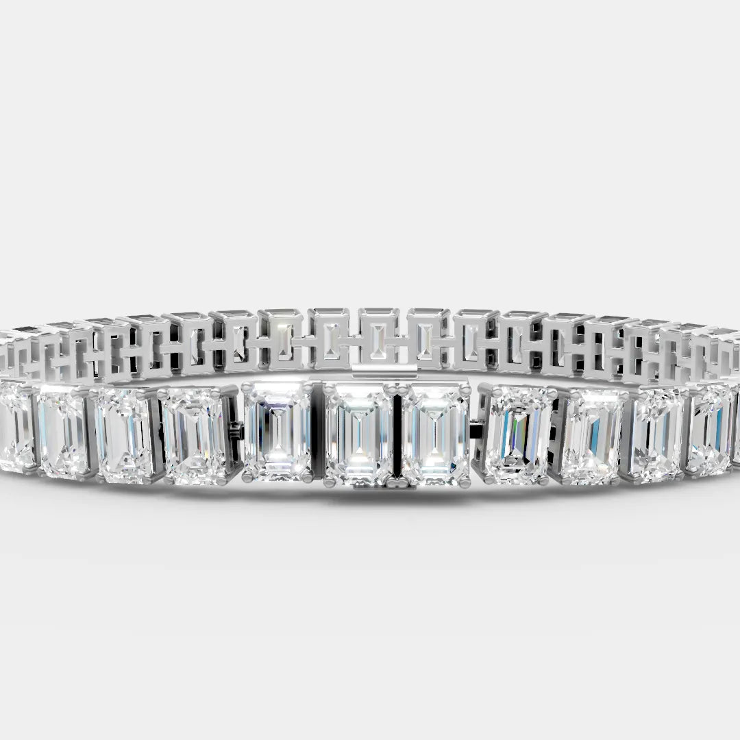 0.50CT Emerald Tennis Bracelet