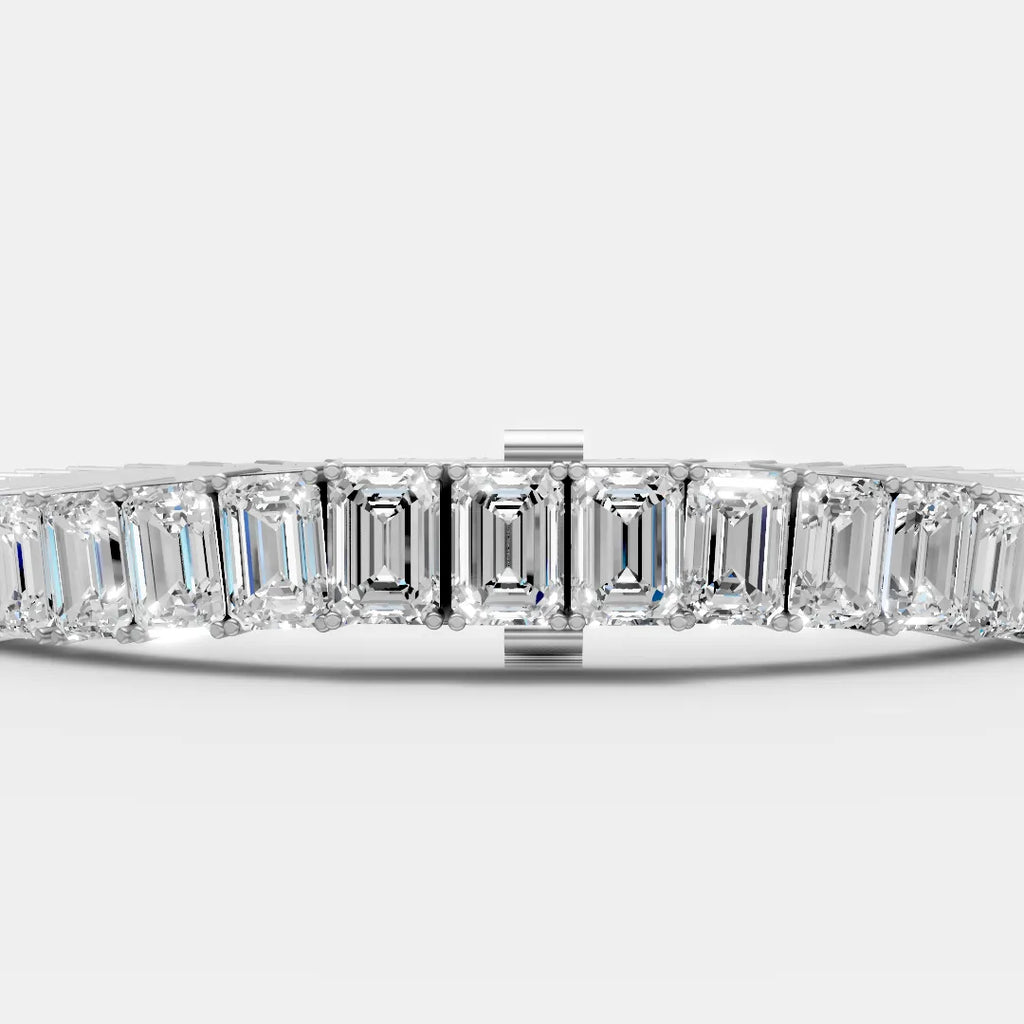 1 CT Emerald Tennis Bracelet