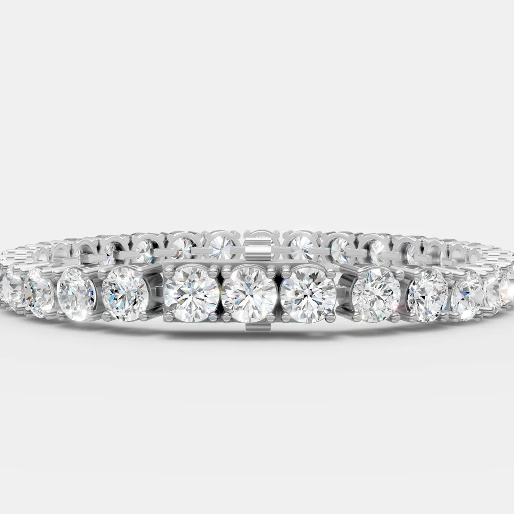 6 MM Round Shaped Tennis Bracelet