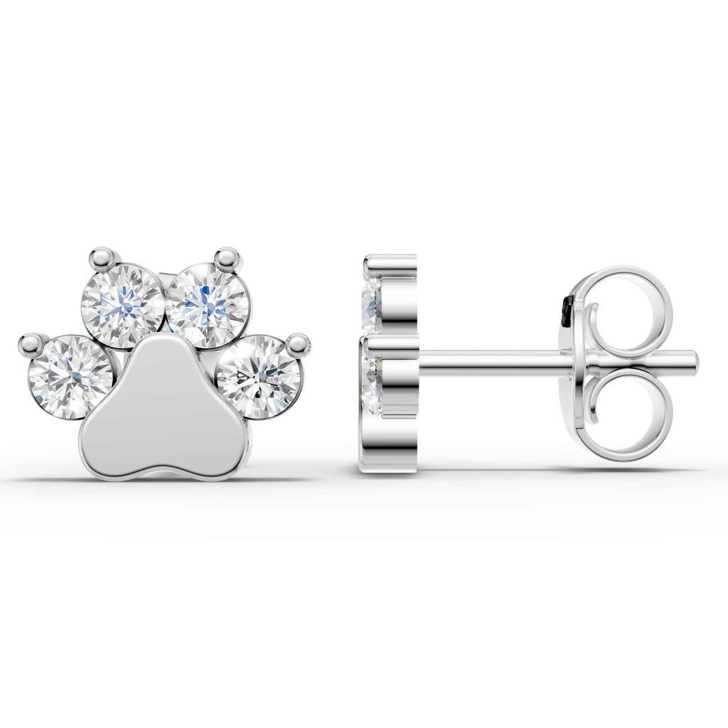 Paw Print Earring (1 Pair)