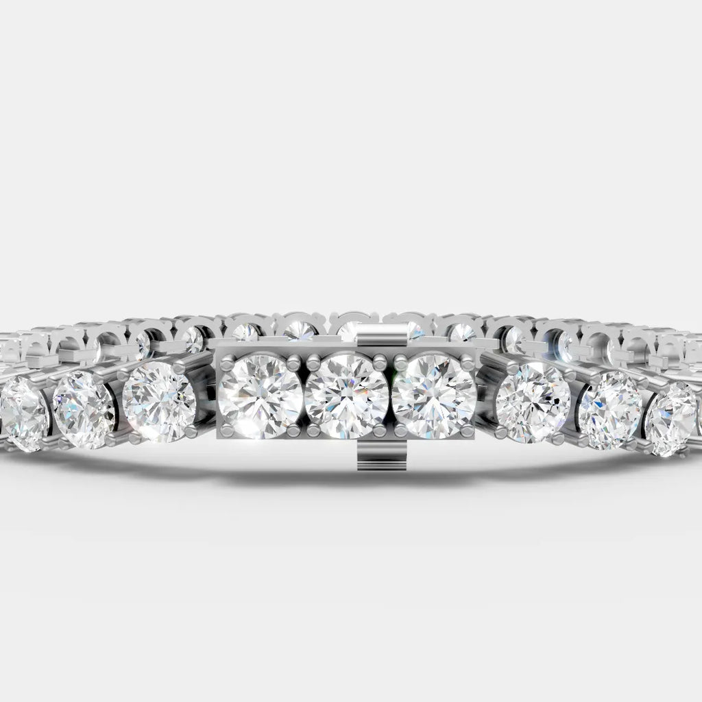 5.5 MM Round Shaped Tennis Bracelet