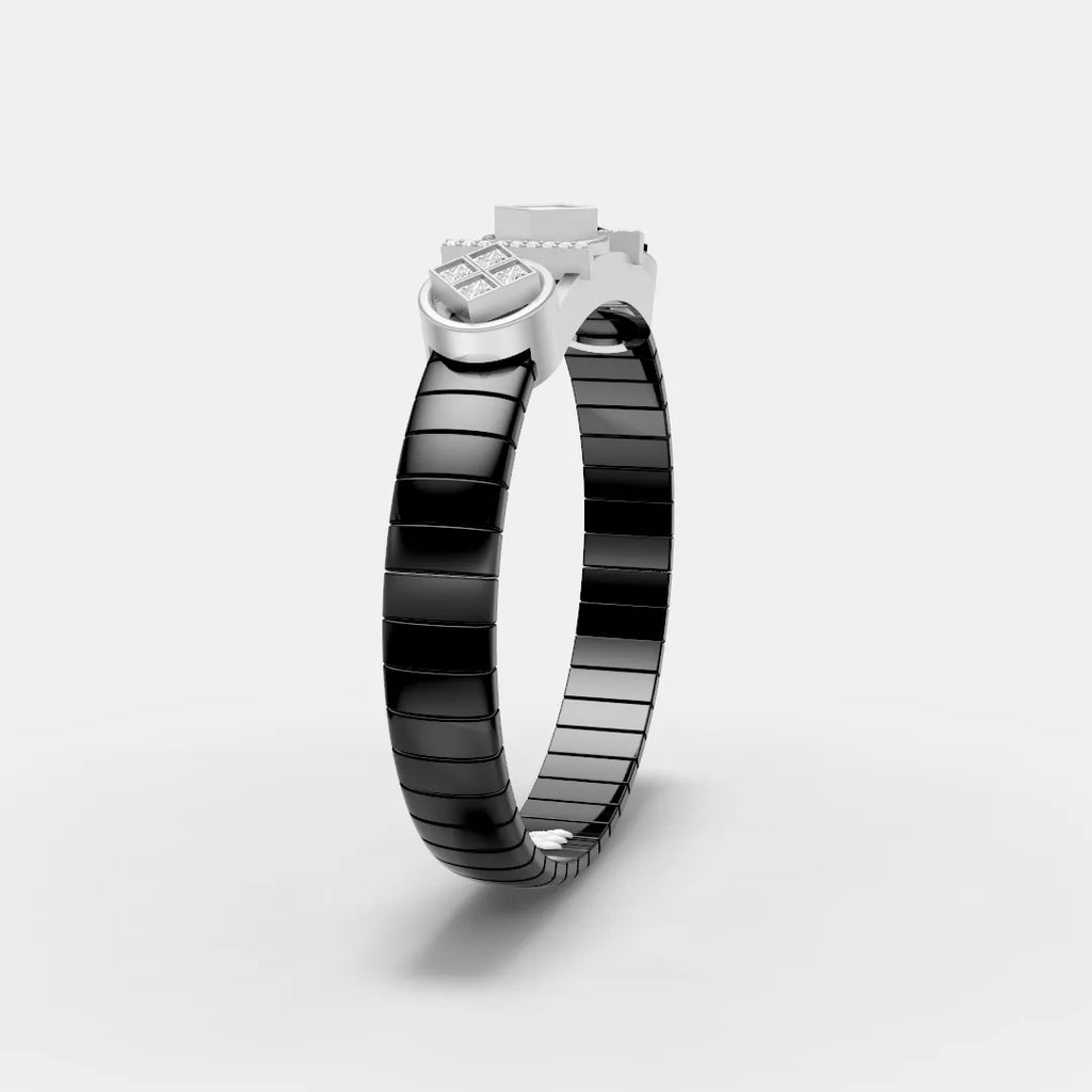 Designer Bracelet with Blue Center