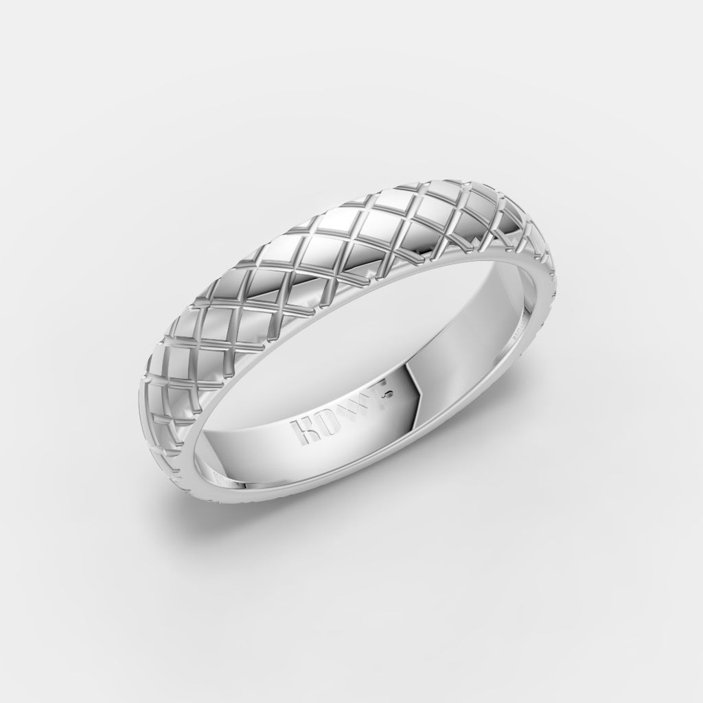 Textured Band Ring