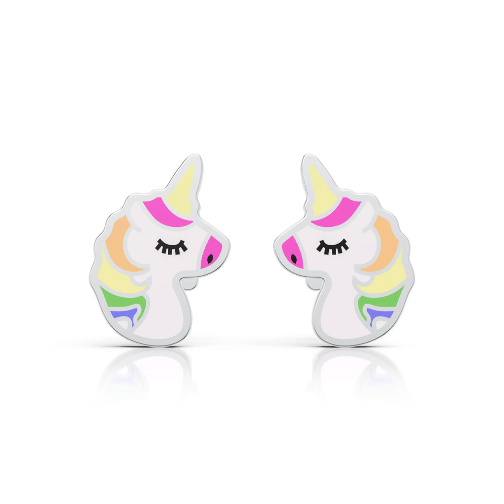 Colorful Unicorn Stud