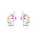 Colorful Unicorn Stud