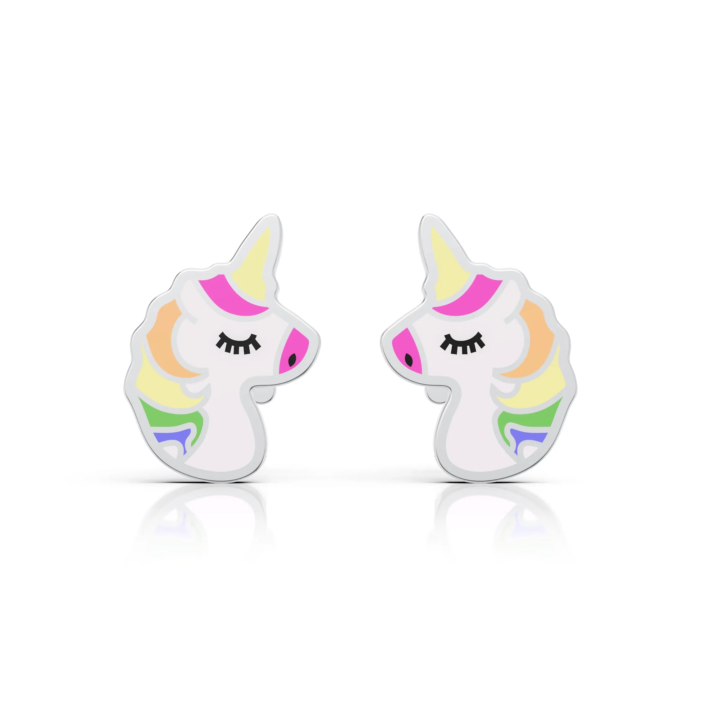 Colorful Unicorn Stud