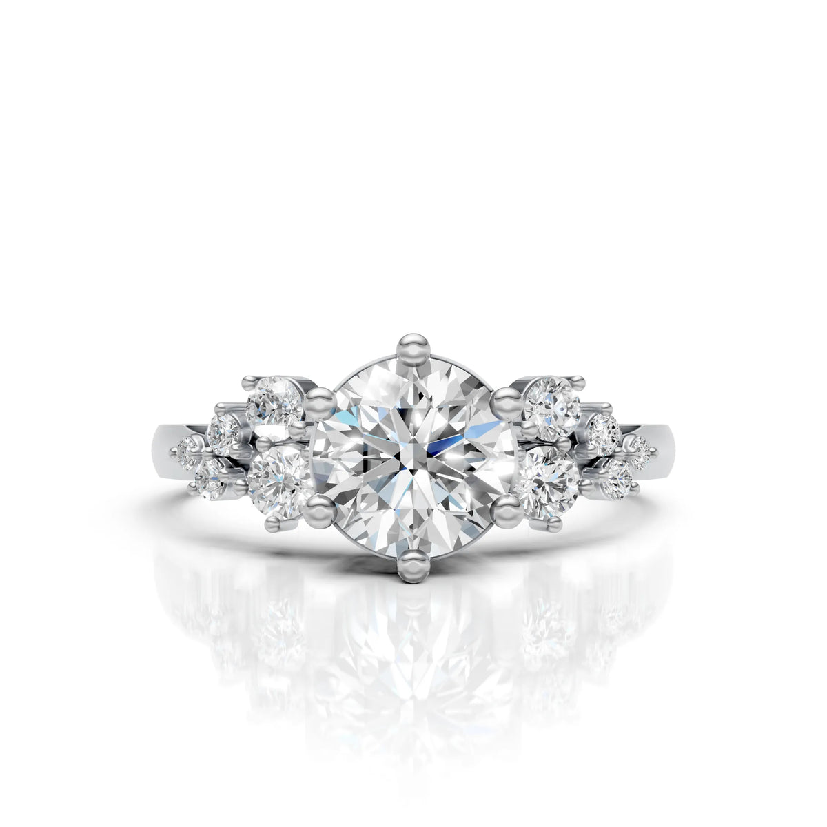 Elegant Round-Cut Ring