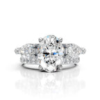 Oval & Pear Diamond 2-in-1 Ring