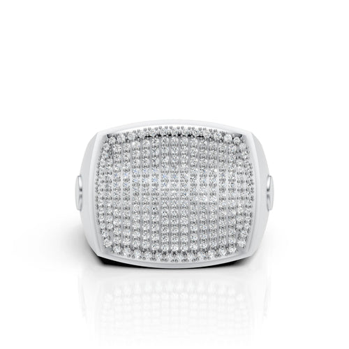Bold Square Ring in Premium