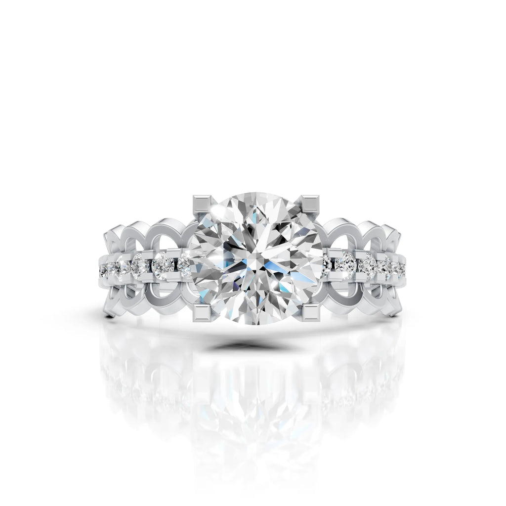 Round Solitaire Diamond Ring