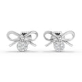 Elegant Bow Knot Stud Earrings (1 Pair)
