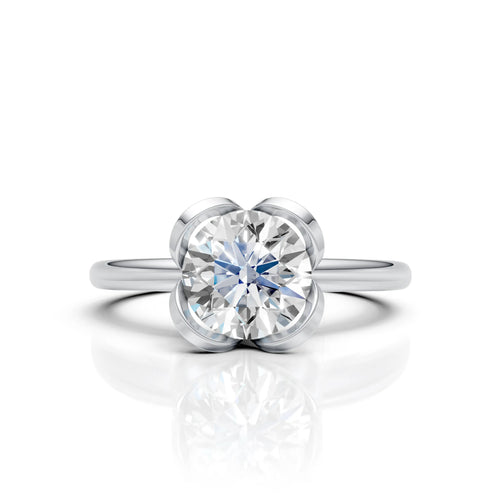 Bloom Solitaire Ring