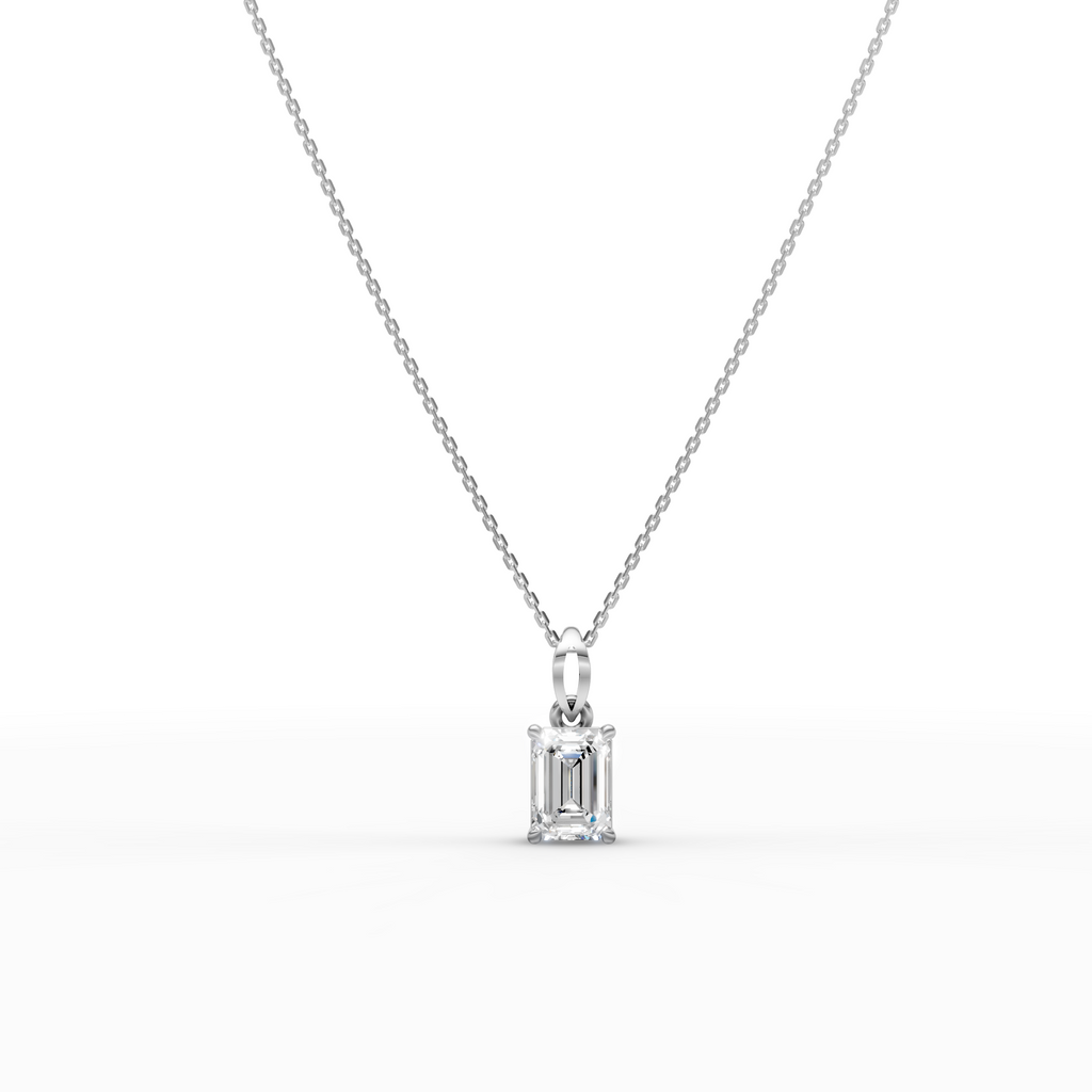 Emerald Shape Pendant