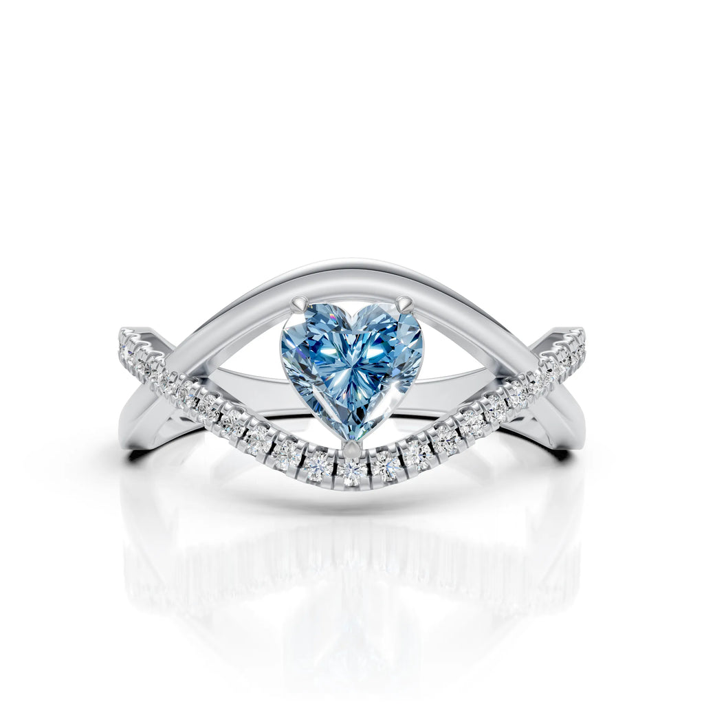 Blue Heart Ring