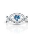 Blue Heart Ring