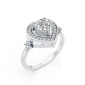 Heart Solitaire Ring
