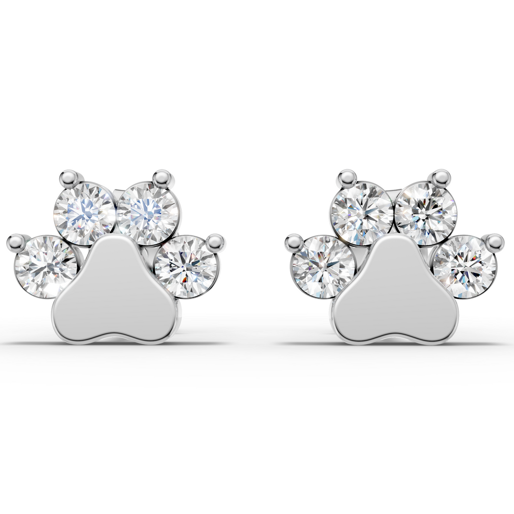 Paw Print Earring (1 Pair)