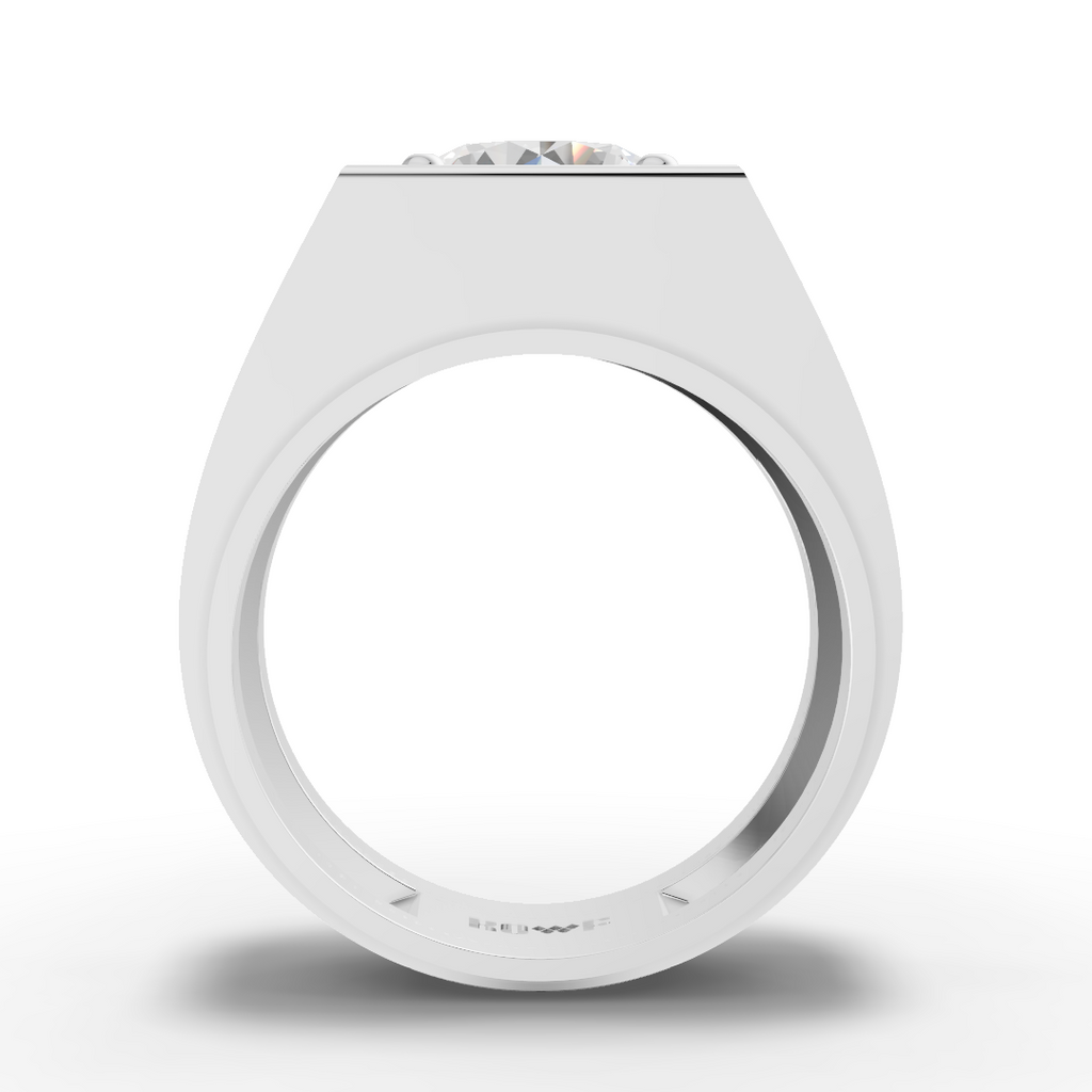 Square Solitaire Ring
