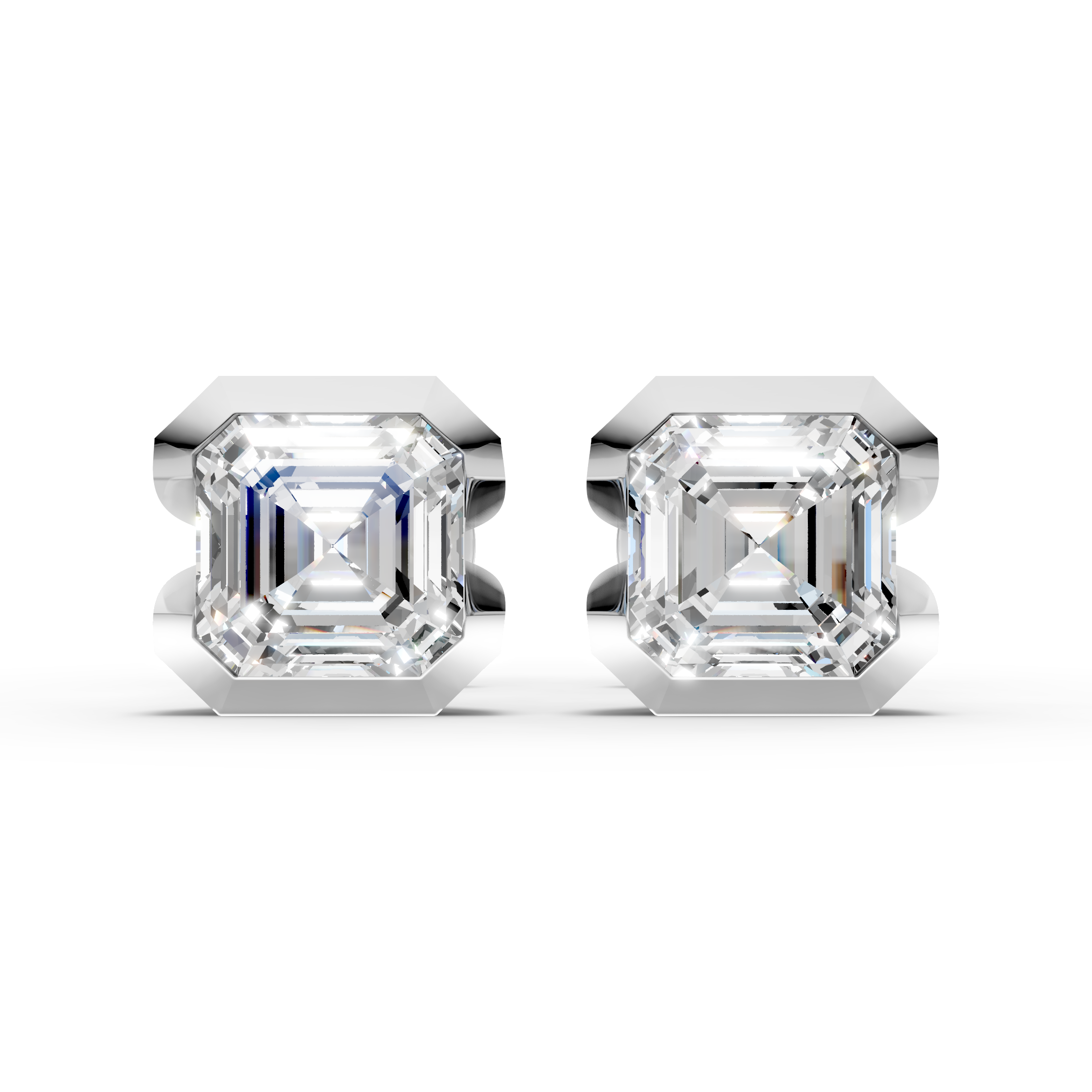 Asscher Vault Earring (1 Pair)
