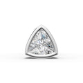 Trillion Shaped Bezel Setting Earring ( 1 PC )