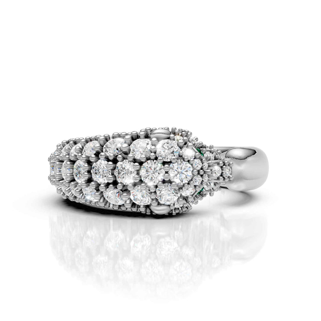 Diamond Leopard Luxe Ring