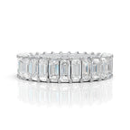 Emerald Eternity Diamond Band