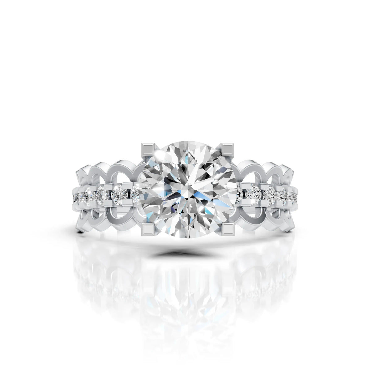 Round Solitaire Diamond Ring