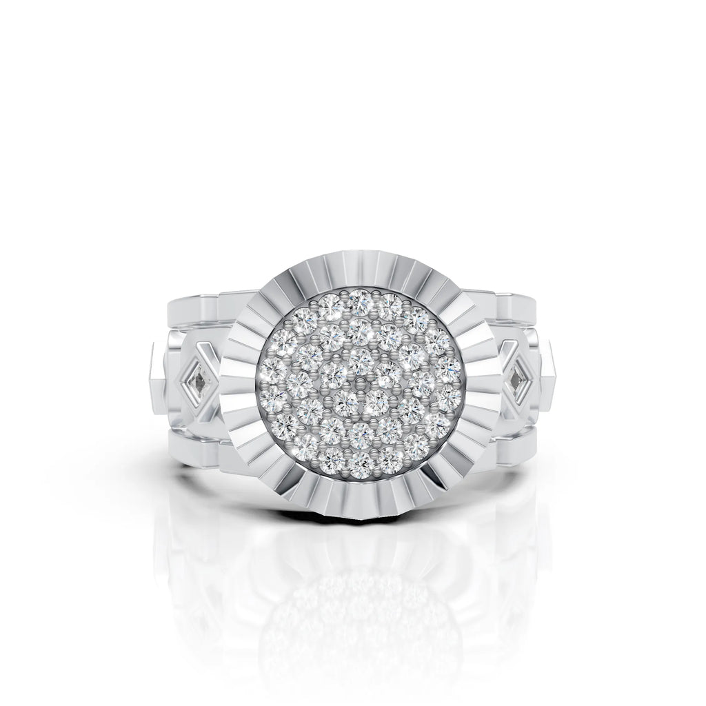 Modern Flex-Fit Silver Ring