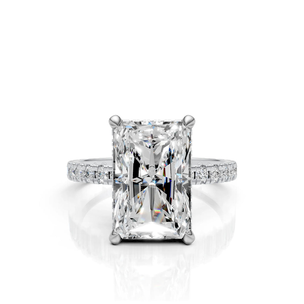 Radiant-Cut Diamond Ring