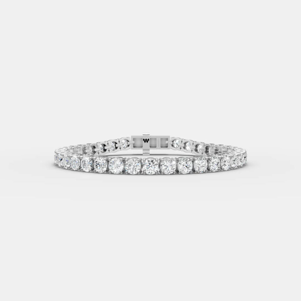 5 MM Round Shaped Tennis Bracelet