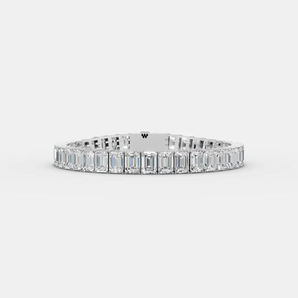 1 CT Emerald Tennis Bracelet