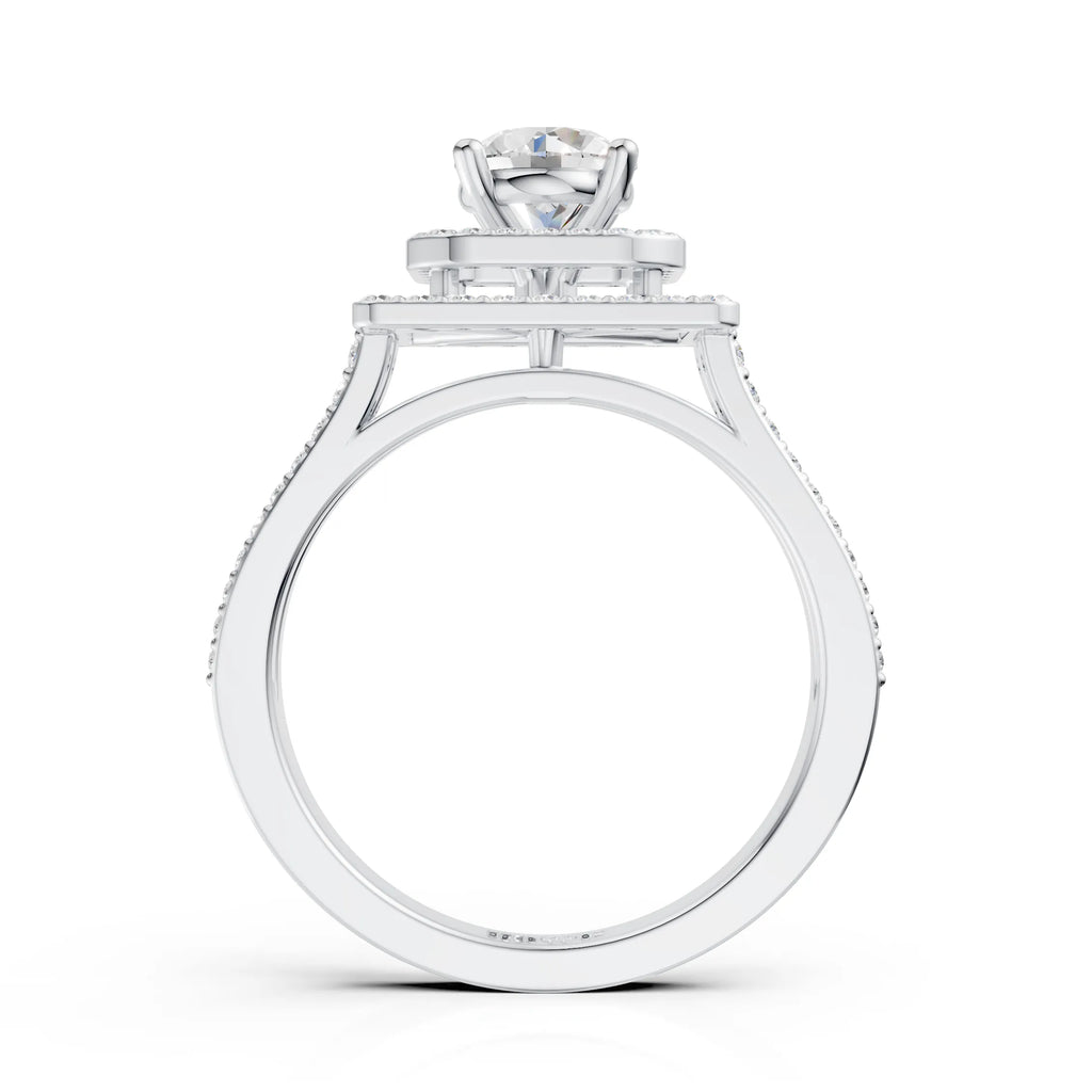 Square Halo Ring