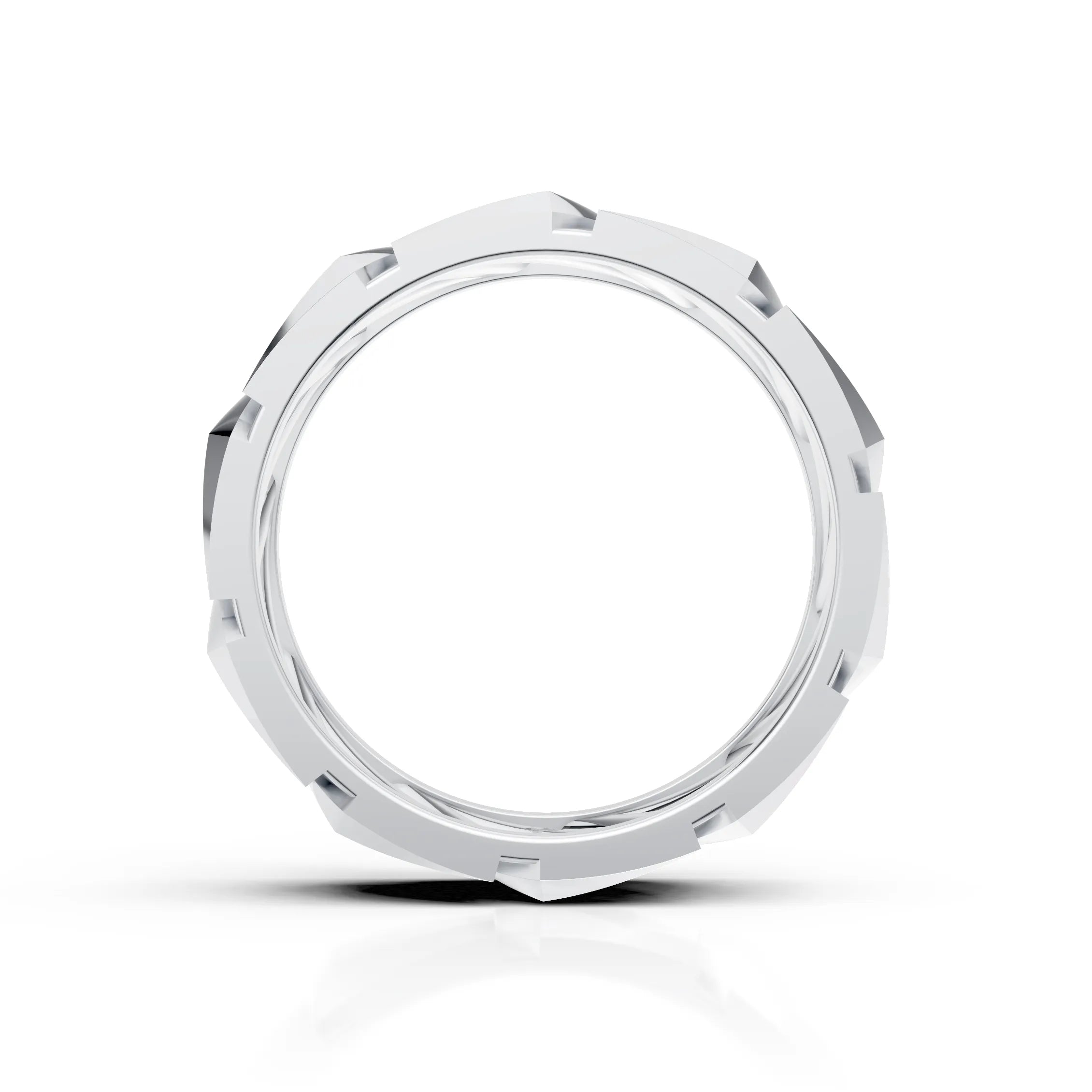 Bold Textured Band Ring