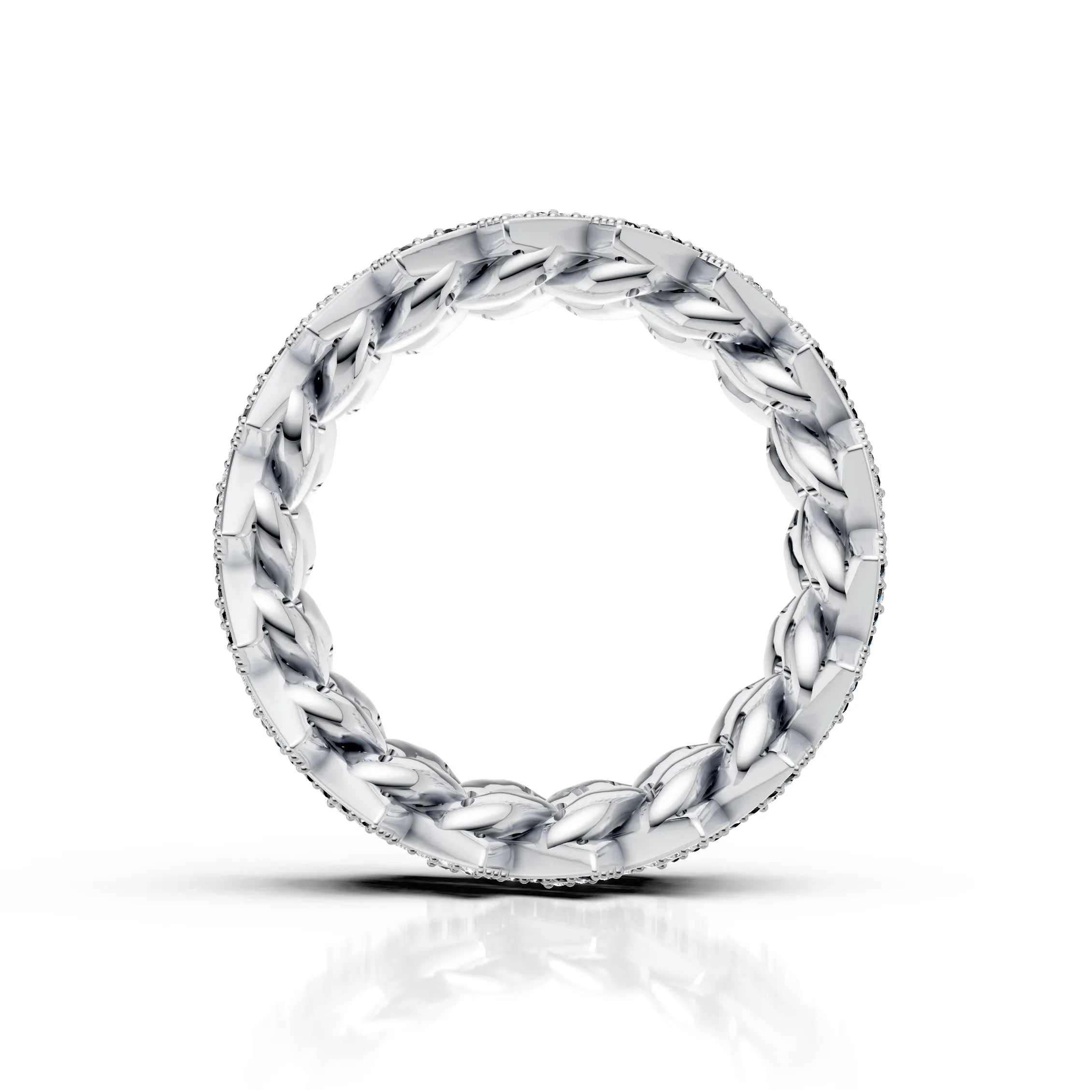 Black & White Cuban Ring