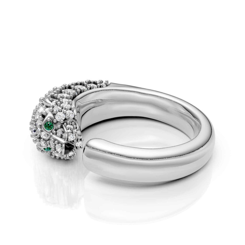 Diamond Leopard Luxe Ring