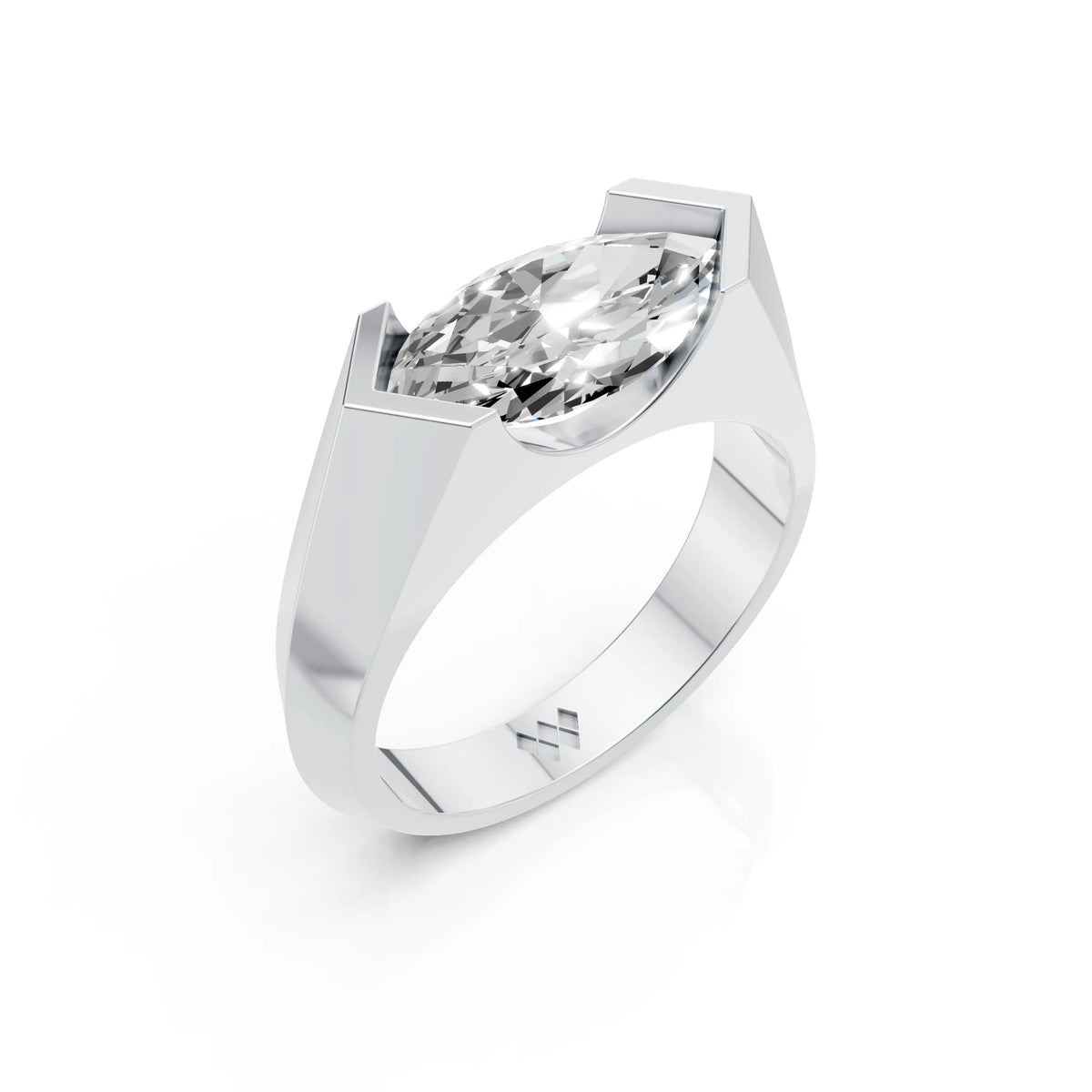 Marquise Solitaire Statement Ring