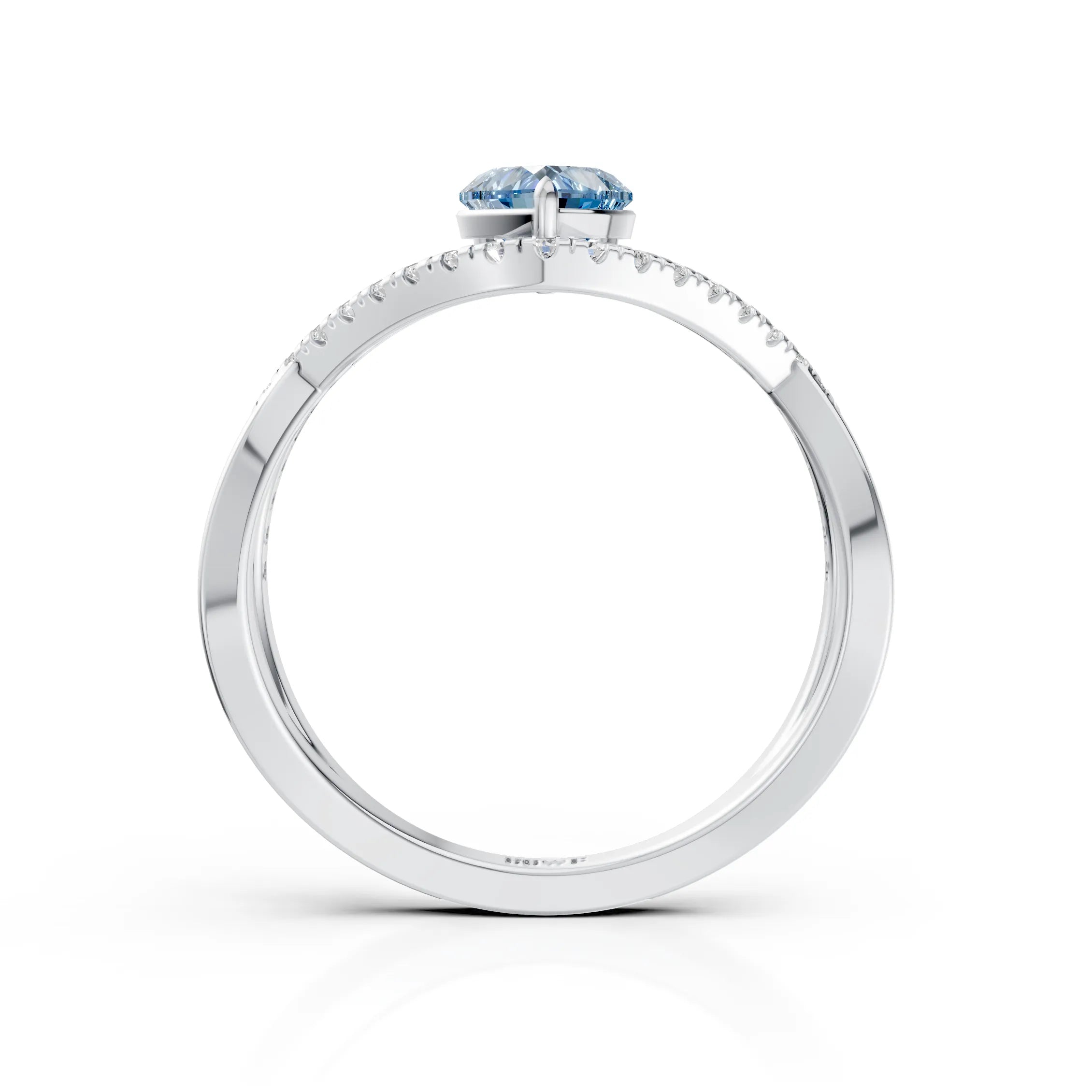 Blue Heart Ring