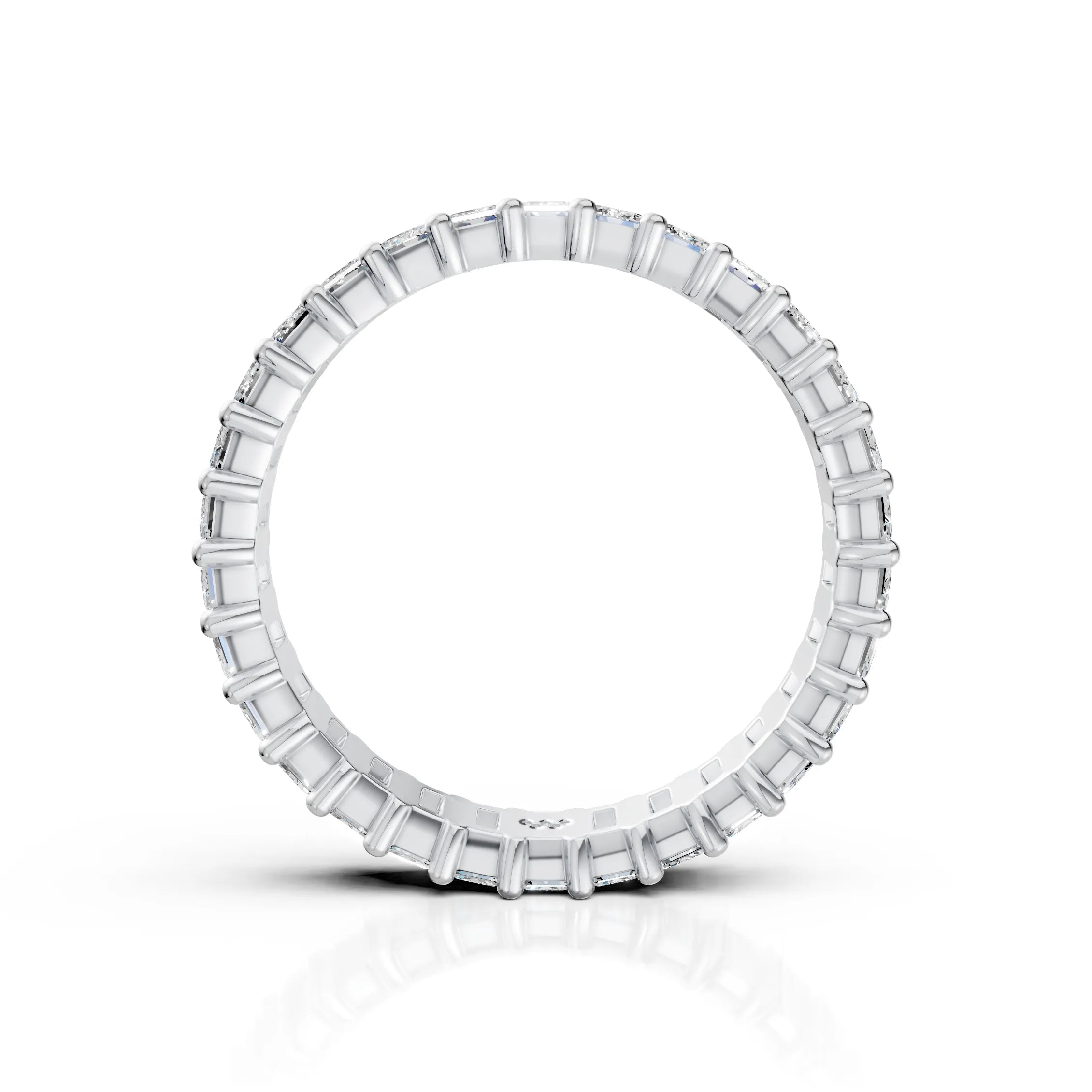 Emerald Eternity Diamond Band