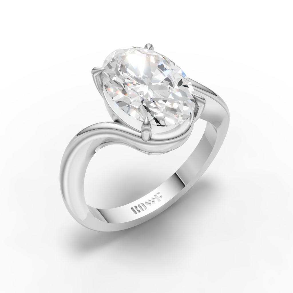 Oval Solitaire Ring