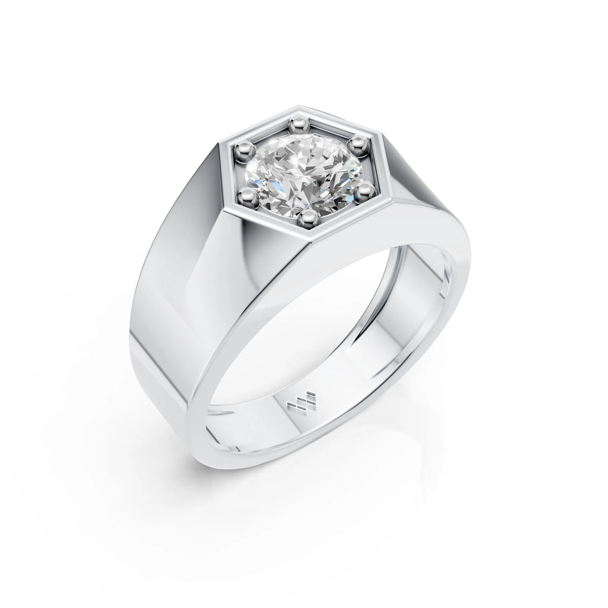 Bold Solitaire Diamond Ring