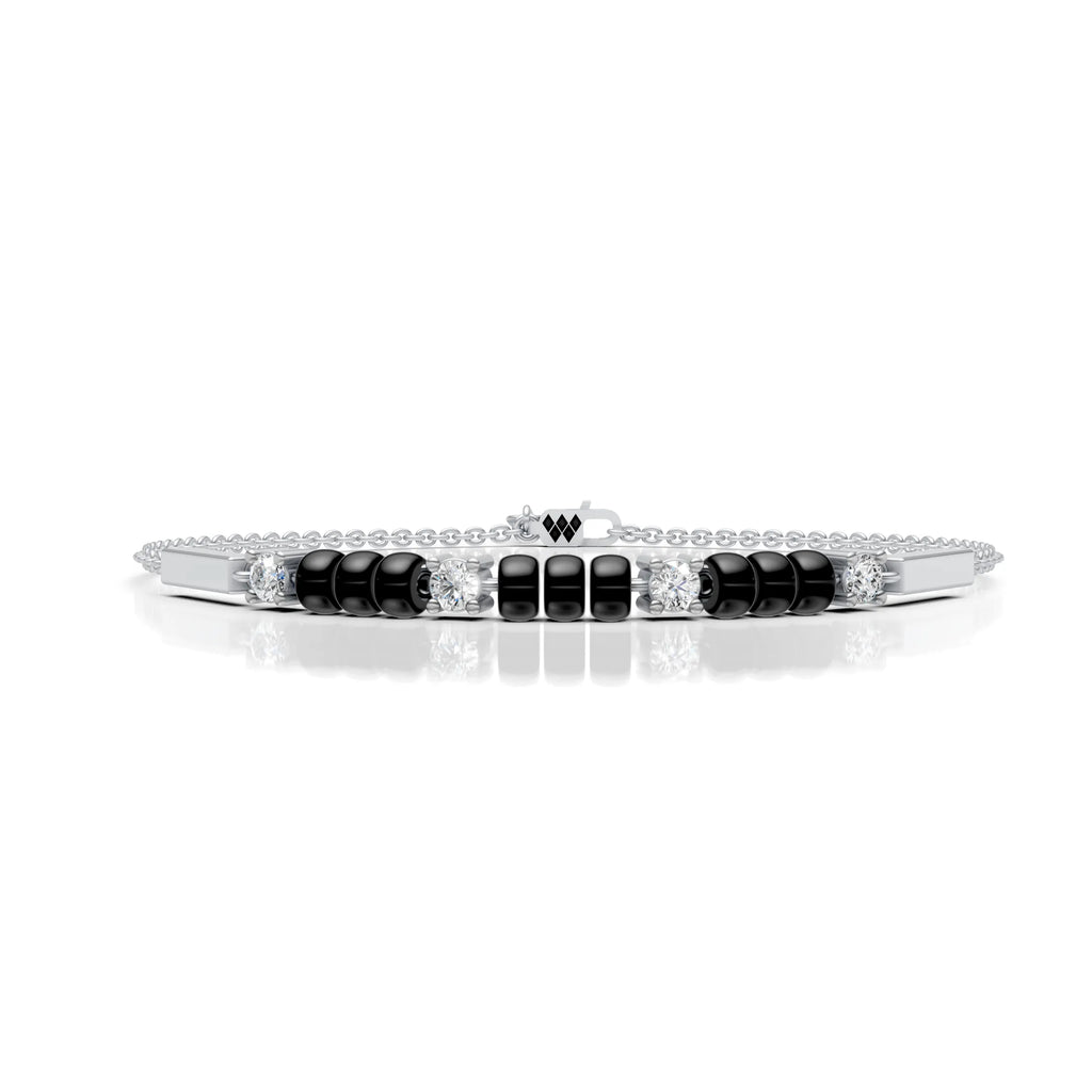 Onyx Rhythm Anklet