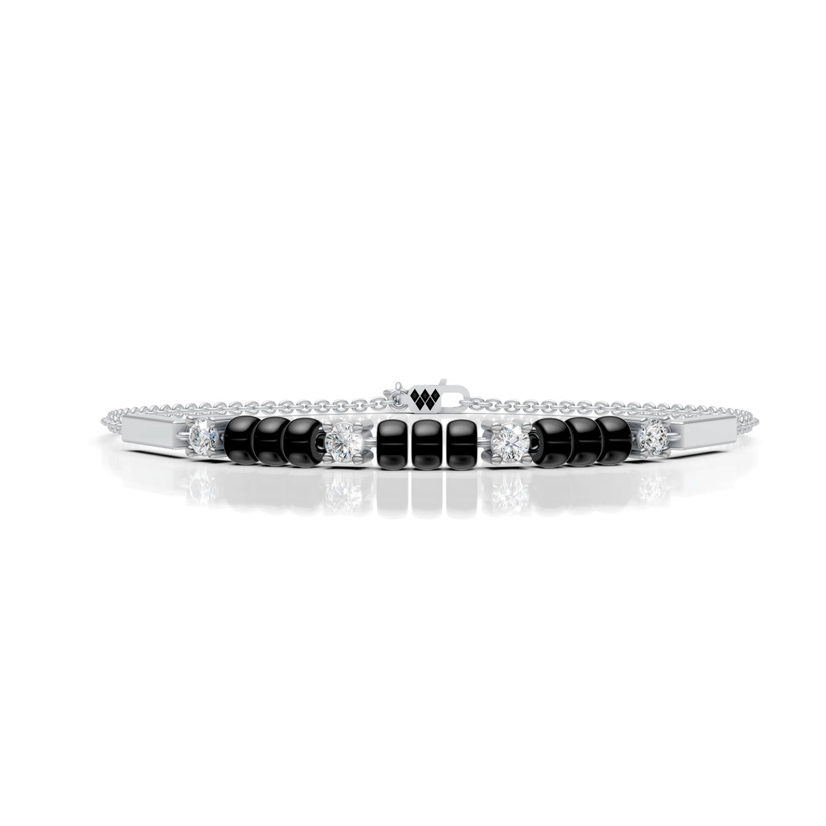 Onyx Rhythm Anklet